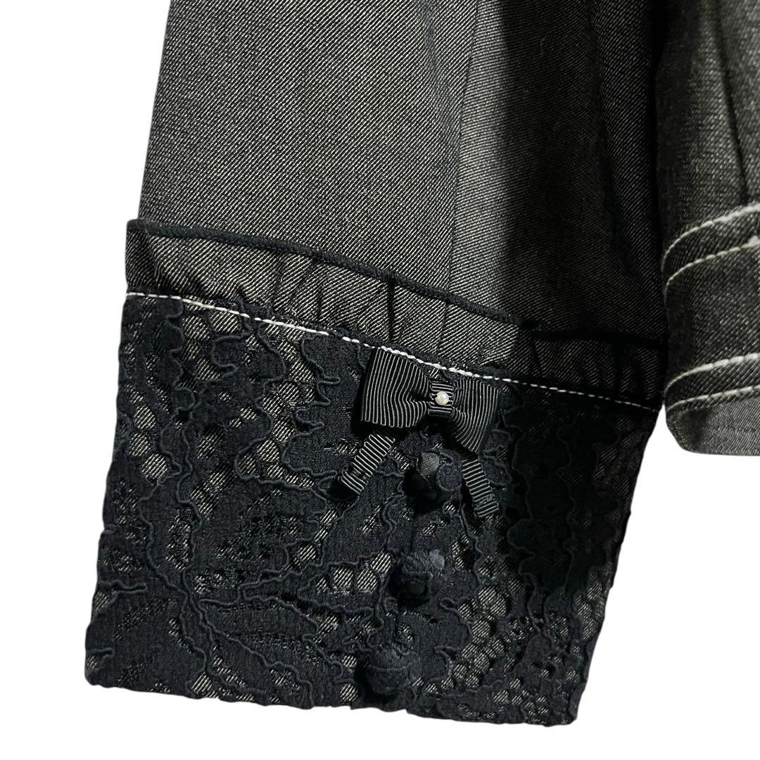 未使用タグ付♡ スーパービューティー 大きいサイズ 近年♡ ノーカラージャケット