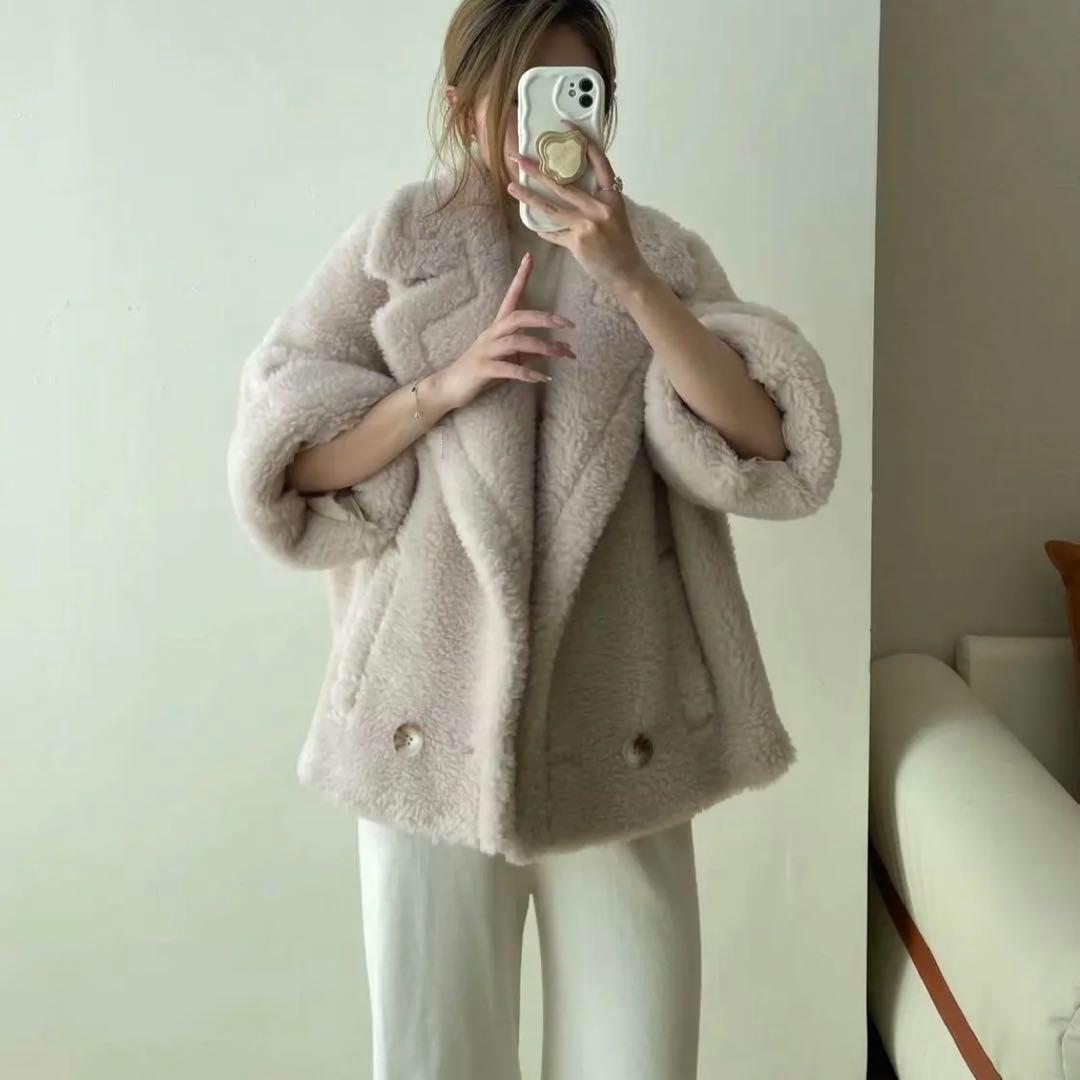 新品未使用 ベアテーラードコート アルパカ素材 MaxMaraお好きな方