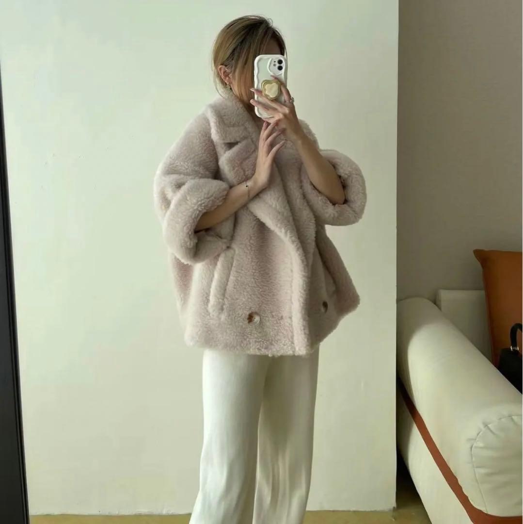 新品未使用 ベアテーラードコート アルパカ素材 MaxMaraお好きな方