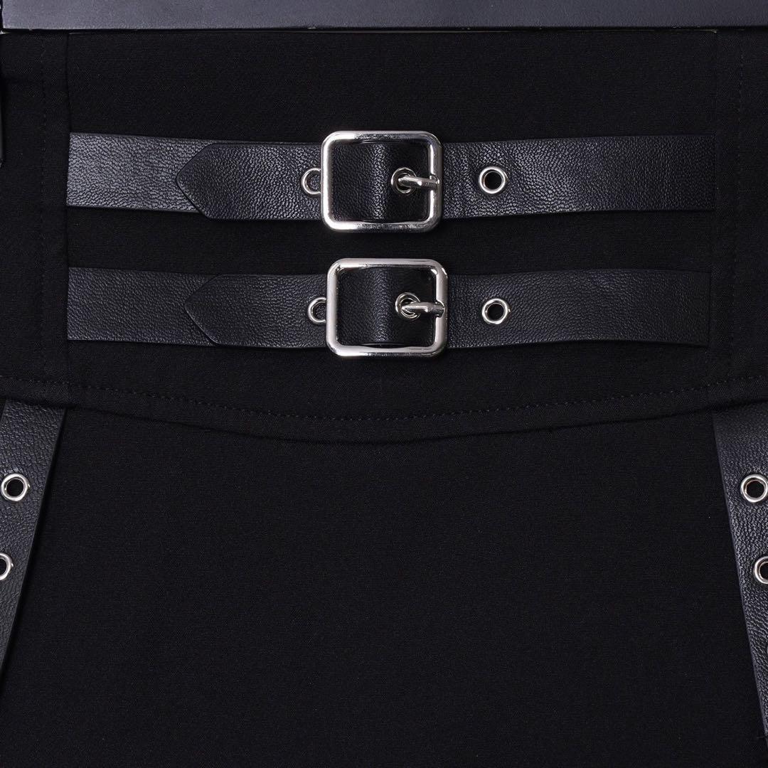 Amilige コルセット風フリルスカート size-M