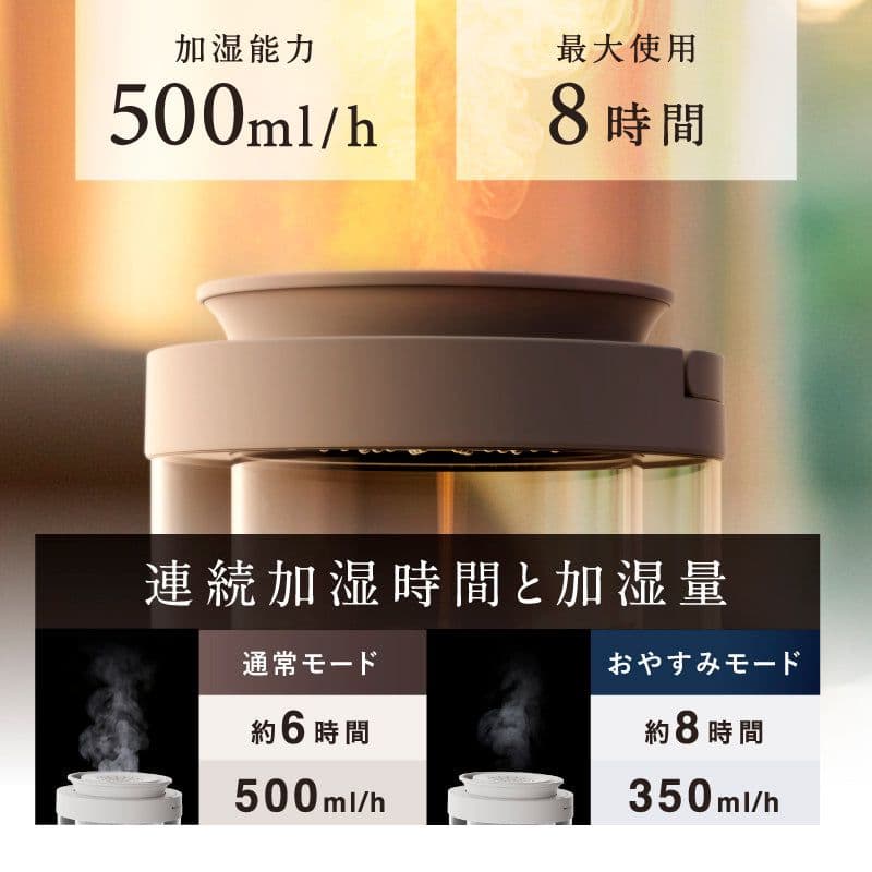 【新品未開封】NIPLIFE 加湿器URURA置き型 3L スチーム式