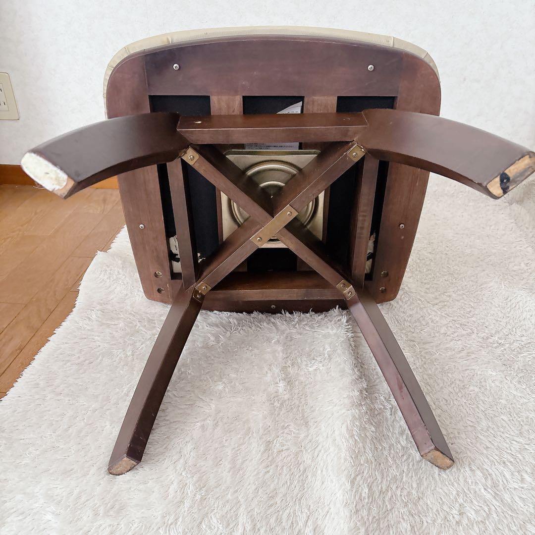 2脚セット】ニトリ ダイニングチェア 回転式 リック