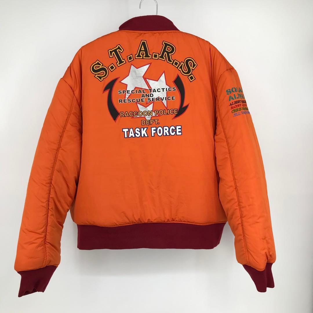 バイオハザード　MA-1 XL ボルドー　リバーシブル