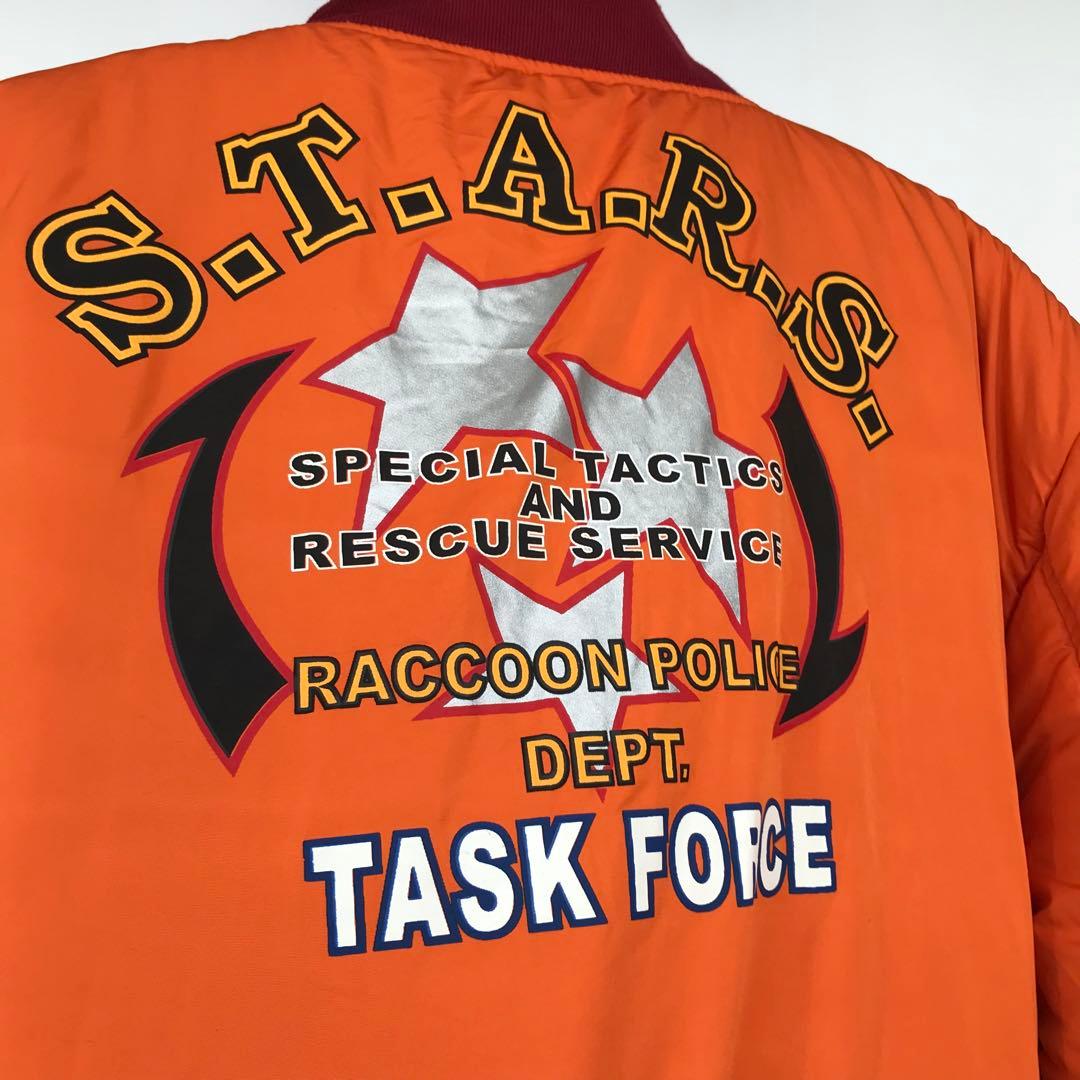 バイオハザード　MA-1 XL ボルドー　リバーシブル