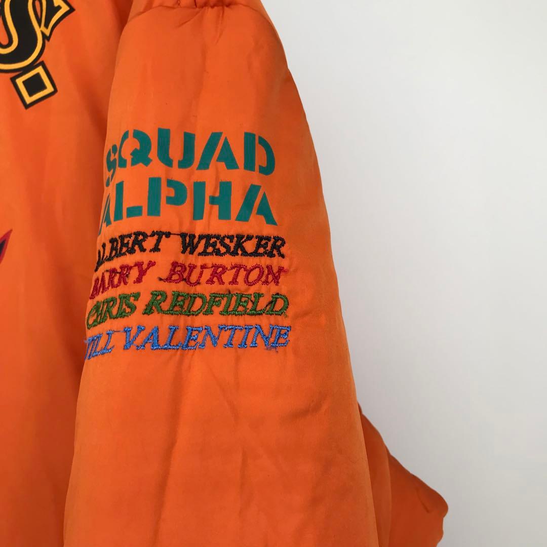 バイオハザード　MA-1 XL ボルドー　リバーシブル