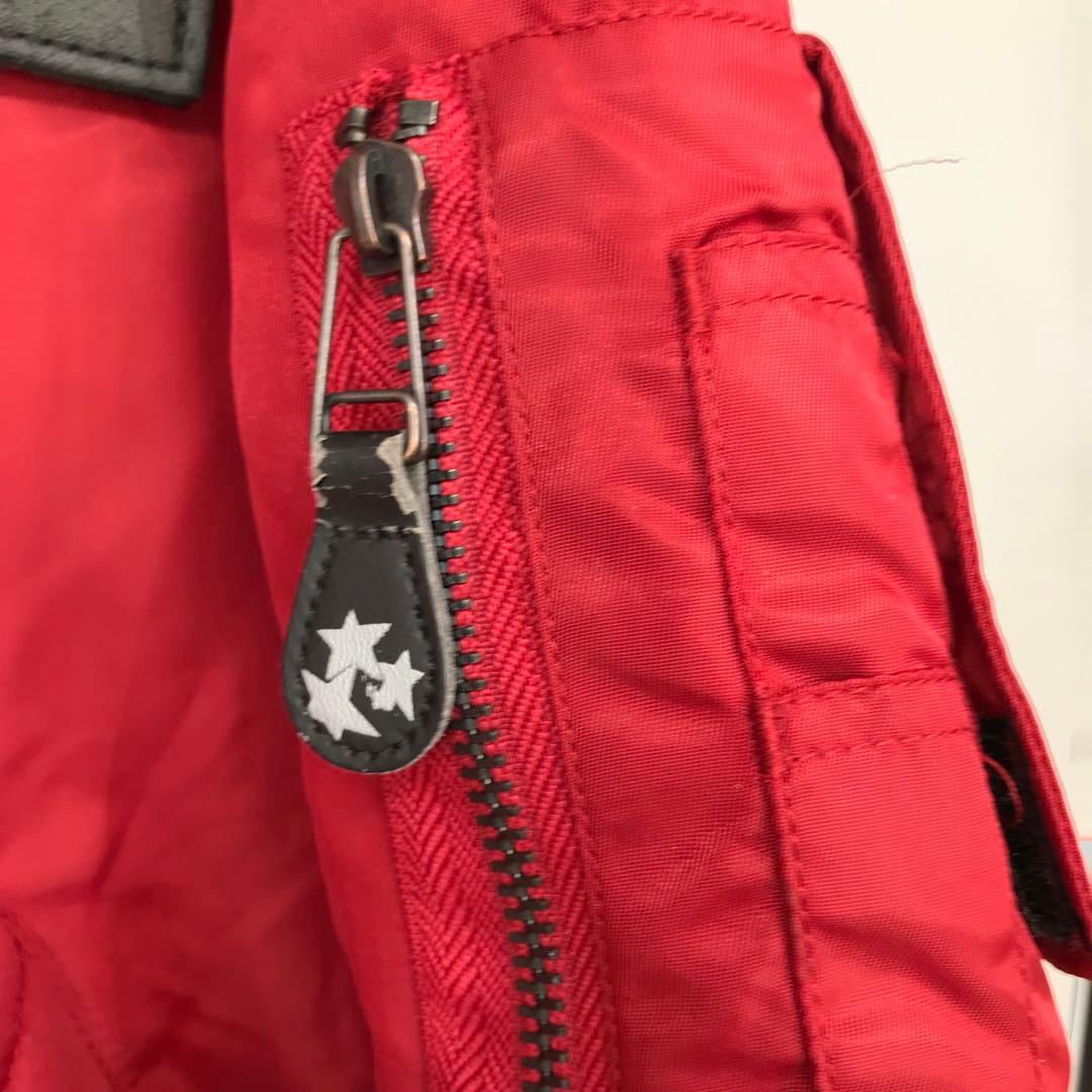 バイオハザード　MA-1 XL ボルドー　リバーシブル