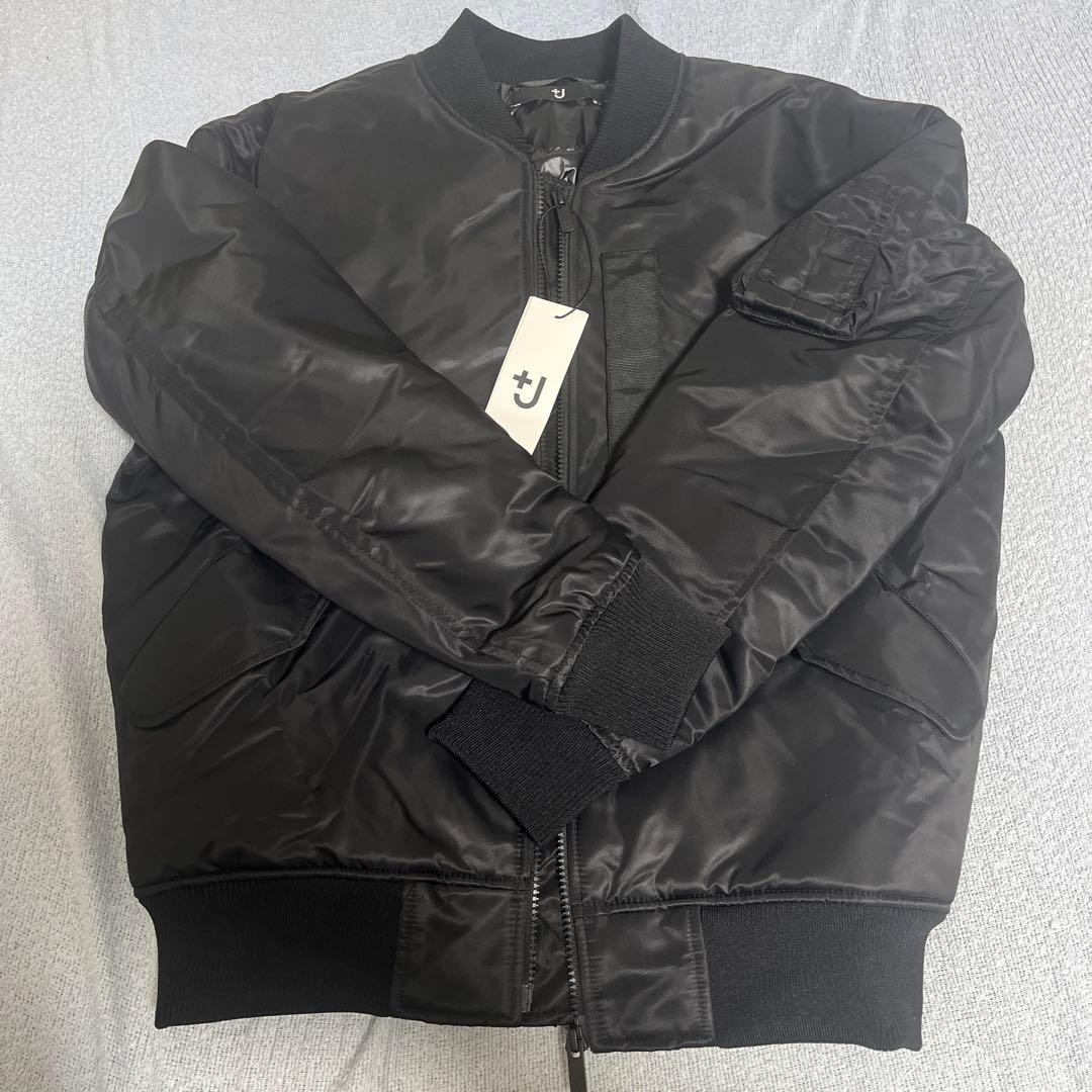 UNIQLO+J ハイブリッドダウンオーバーサイズMA-1 黒 Mサイズ 新品