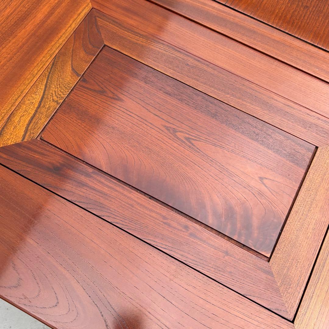 最高級　囲炉裏テーブル　昭和レトロ 火鉢 古民家家具　希少 引き出し 木製　組木