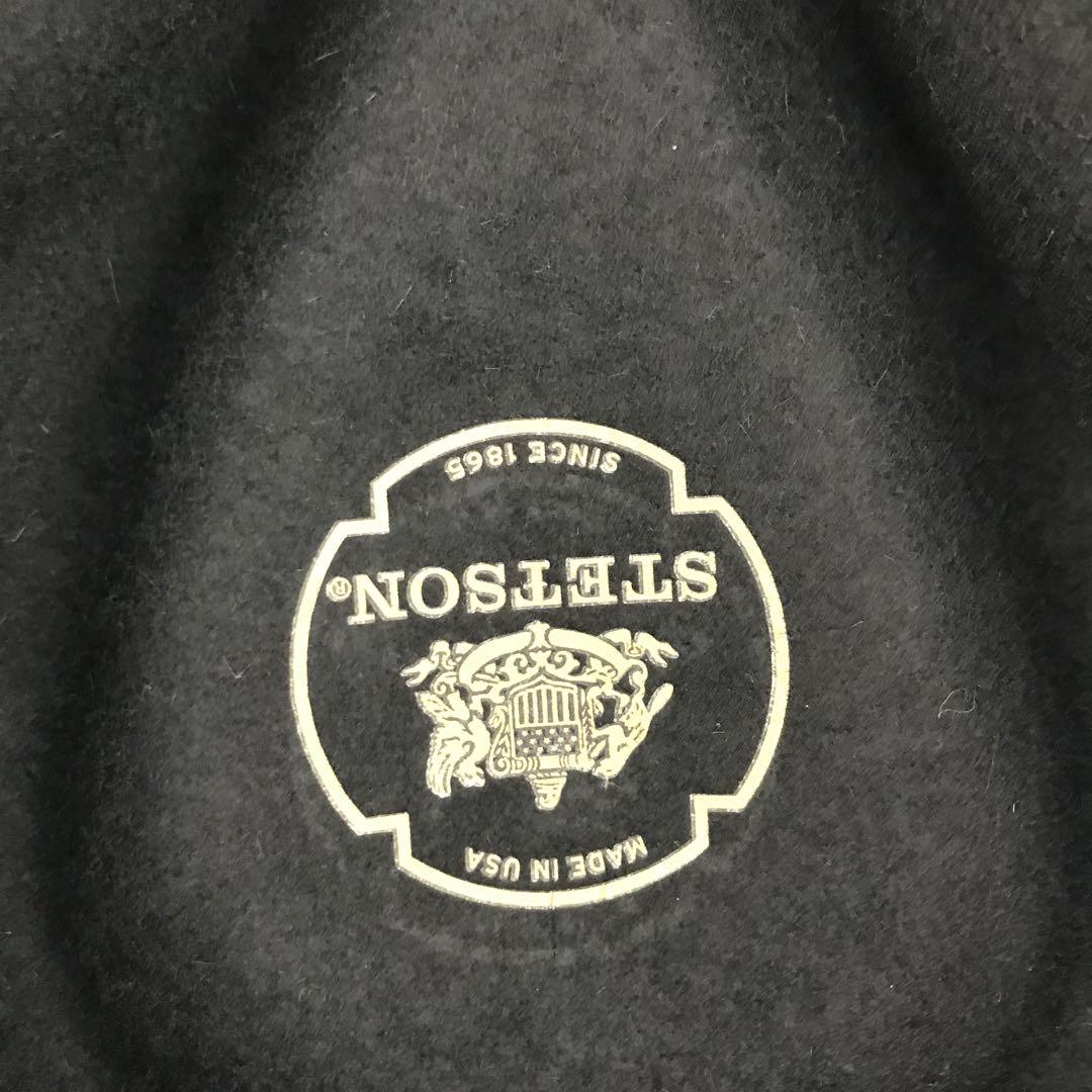 ステットソン　ハット　L　ブラック　アメリカ製