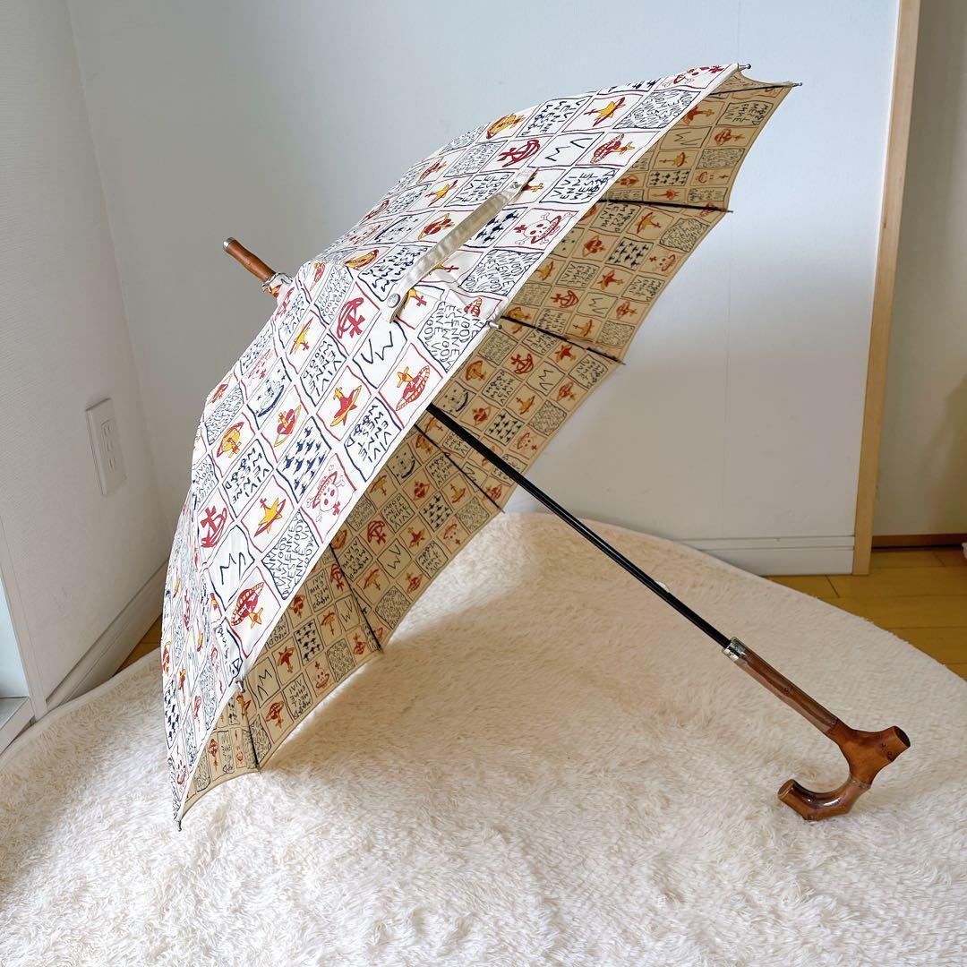 【美品】 Vivienne Westwood 長傘 総柄