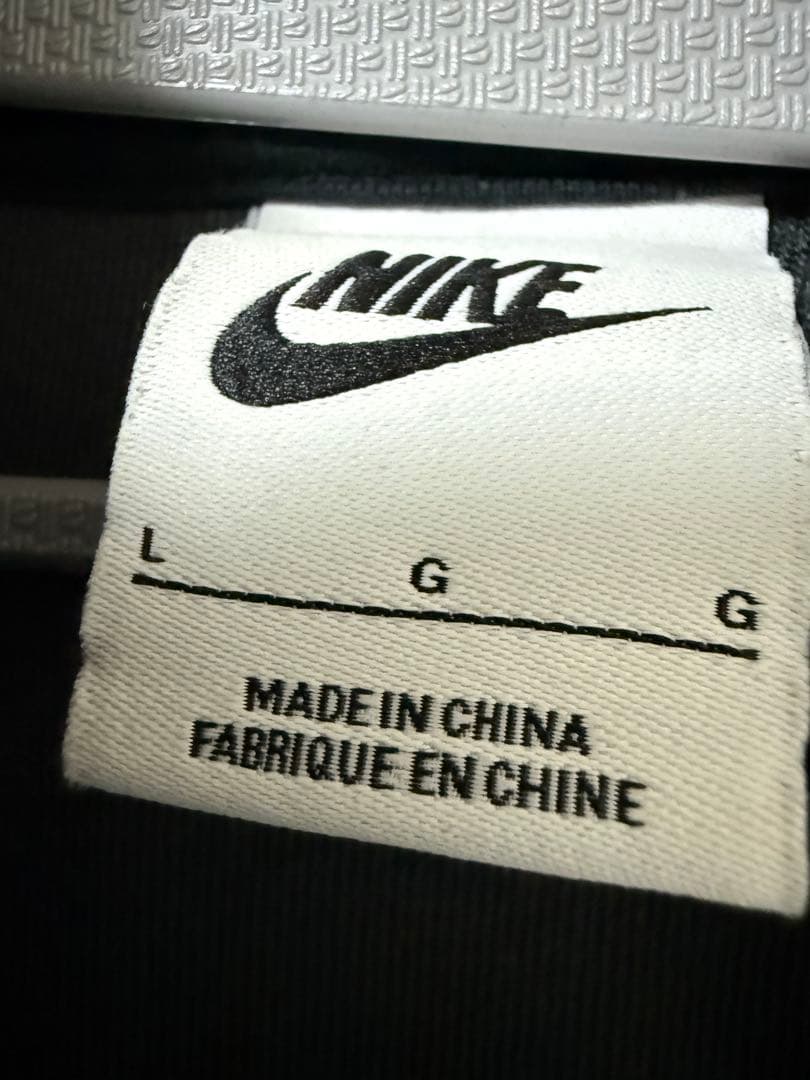 美品■NIKE ナイキ【L】ベロア セットアップ ブラック 刺繍ロゴ ジャージ