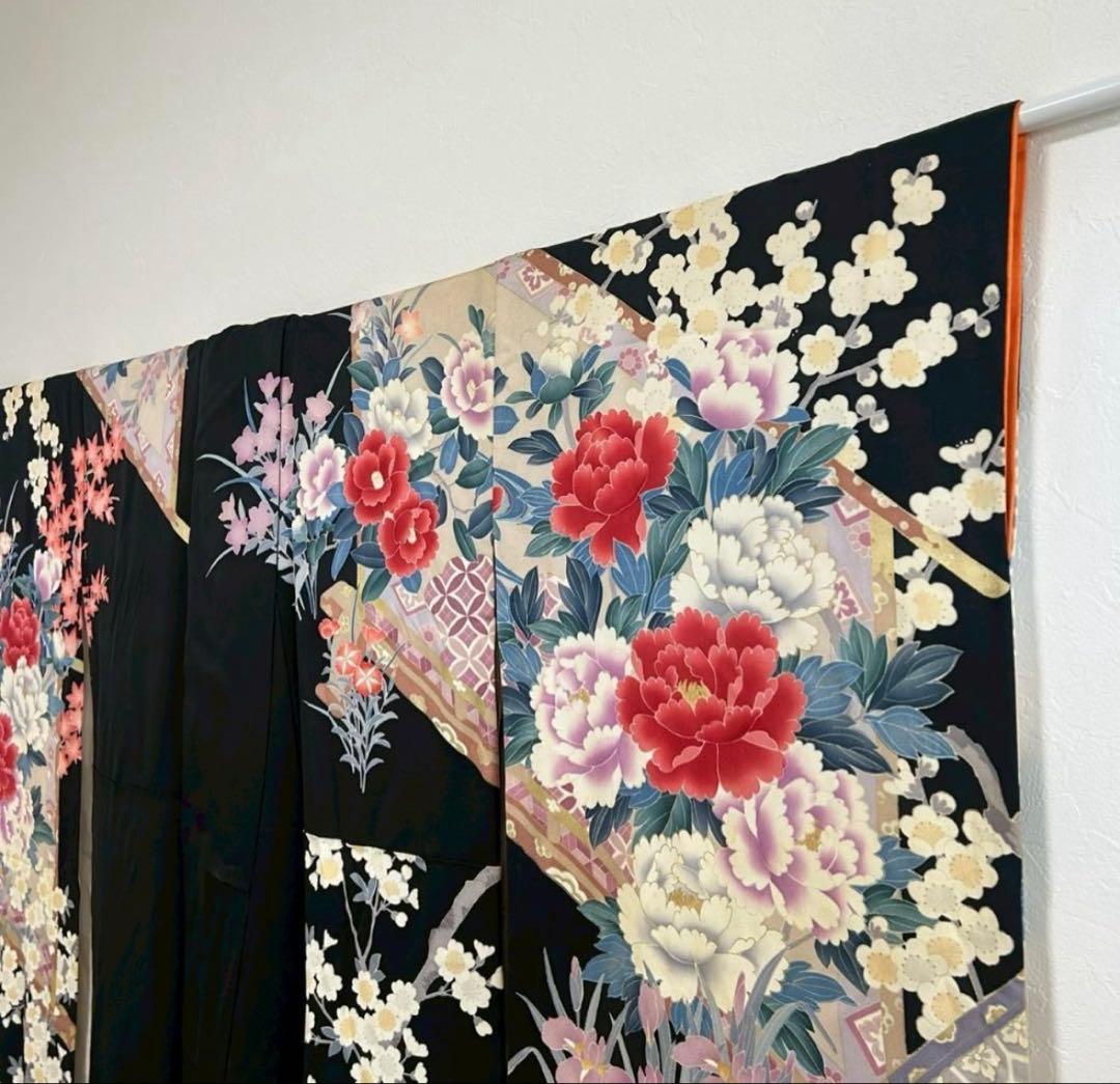 週末セール【豪華振袖 正絹 】着物 成人式　身丈160cm