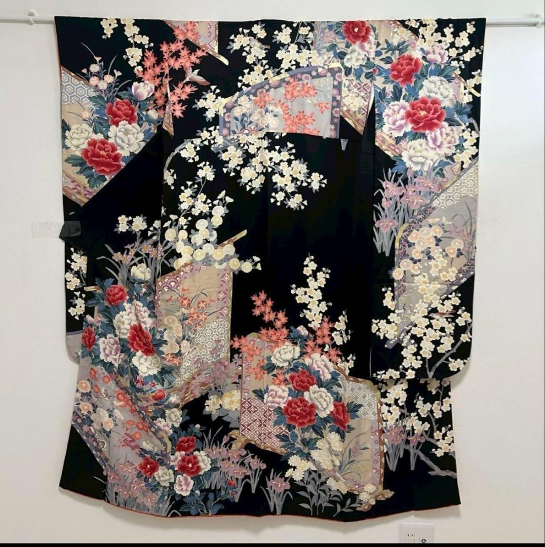 週末セール【豪華振袖 正絹 】着物 成人式　身丈160cm