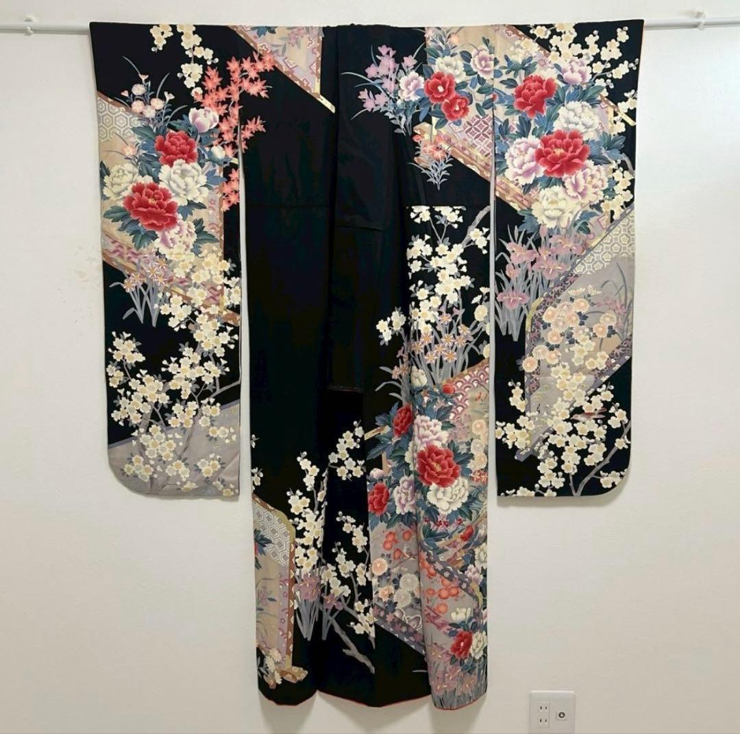 週末セール【豪華振袖 正絹 】着物 成人式　身丈160cm