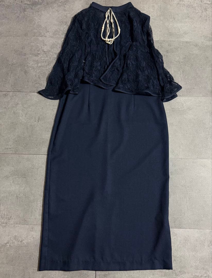 本日限定価格★大きめ GIRL オケージョンドレス 2L 3WAY レースボレロ