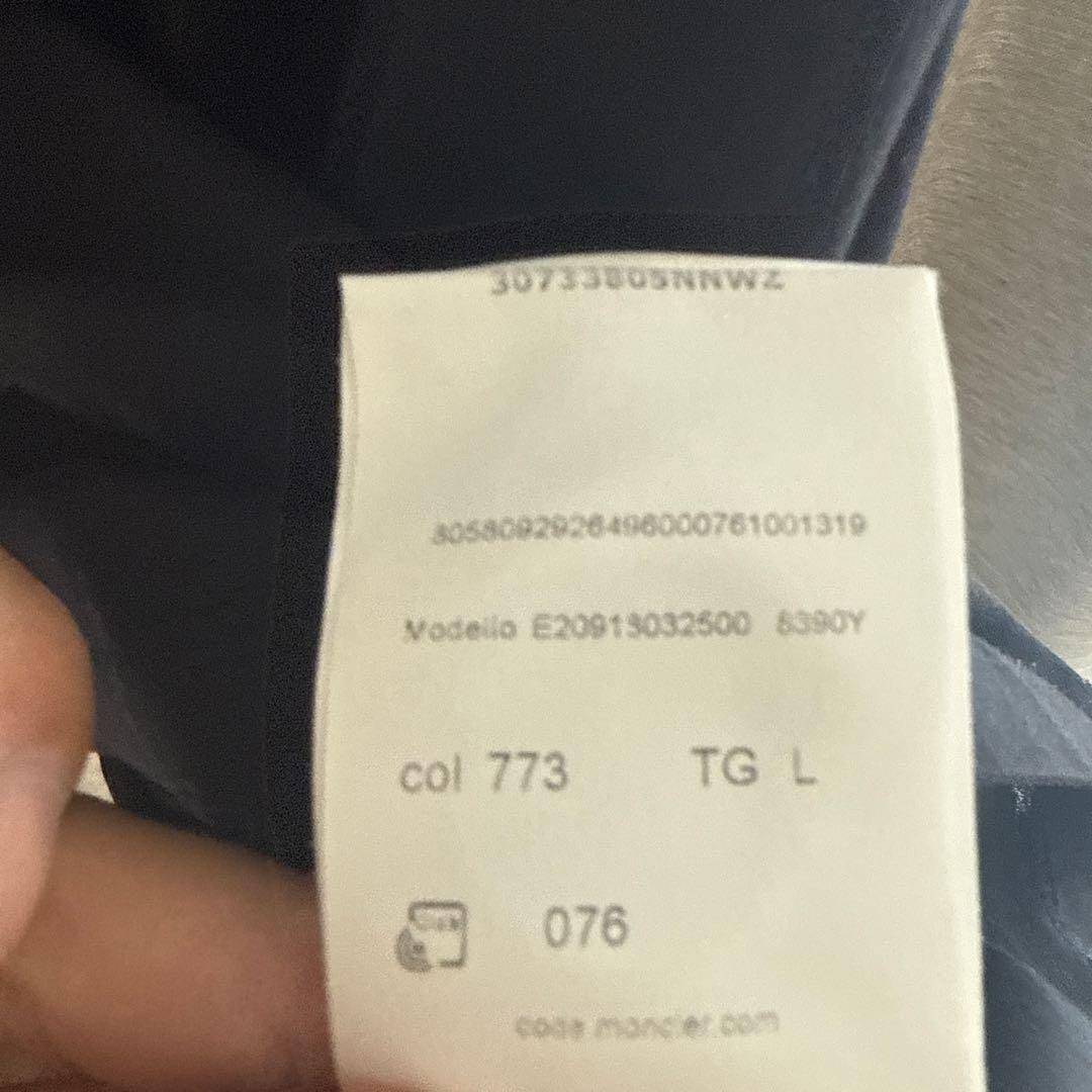 モンクレール　tシャツ　ネイビー　Lサイズ