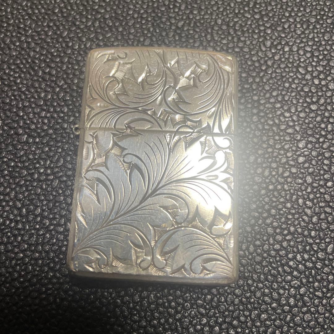 Zippo 　ジッポー　5面　彫刻　スターリング　シルバー　1996年制　激レア