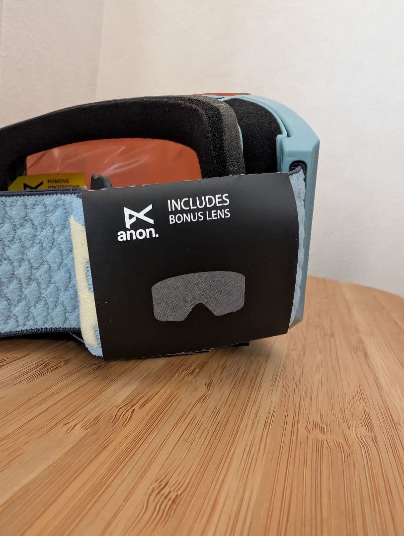 ②anon.Sync Low Bridge Fit Goggles+B.Lens