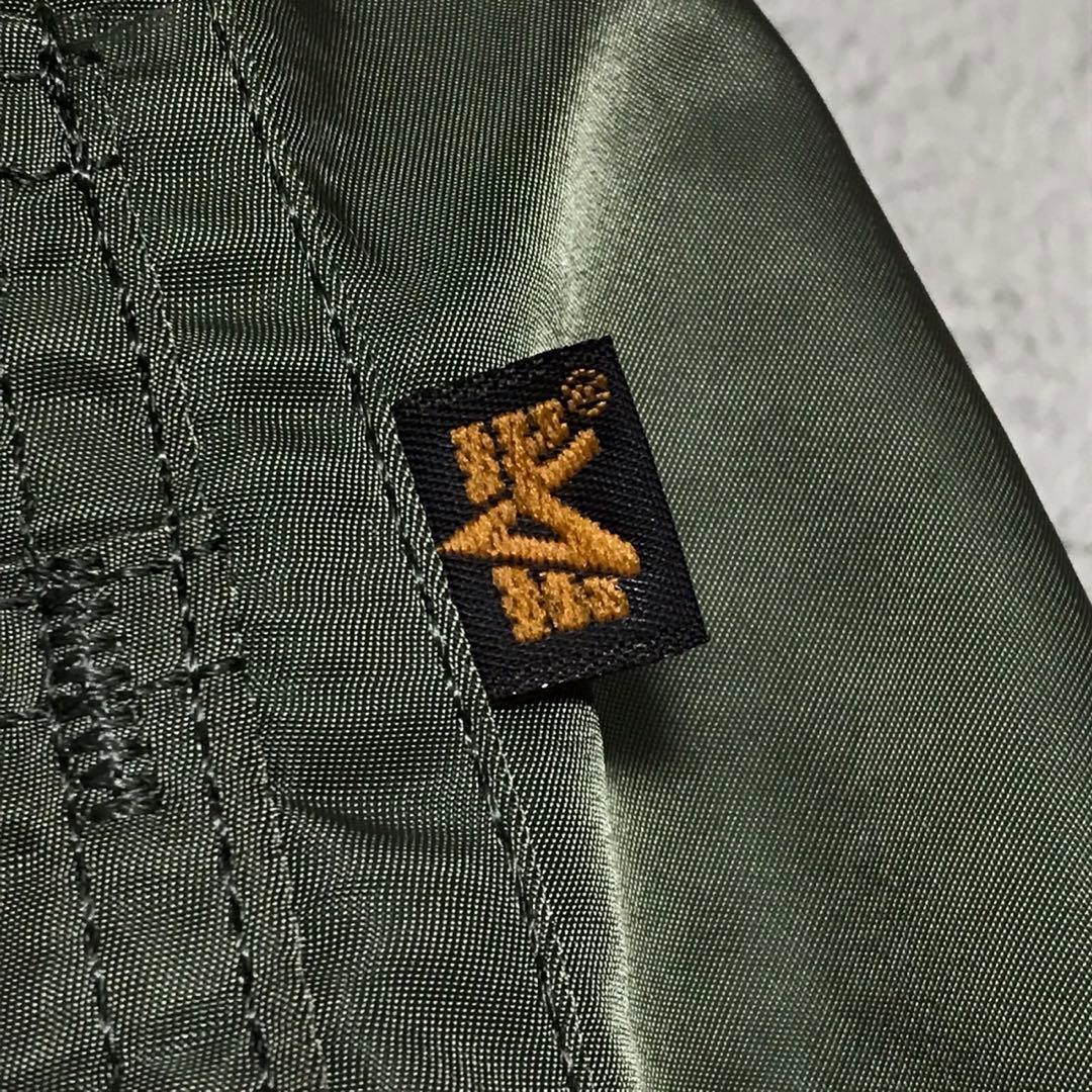 90s アルファインダストリーズ　ビンテージフライトジャケット　MA1 USA製