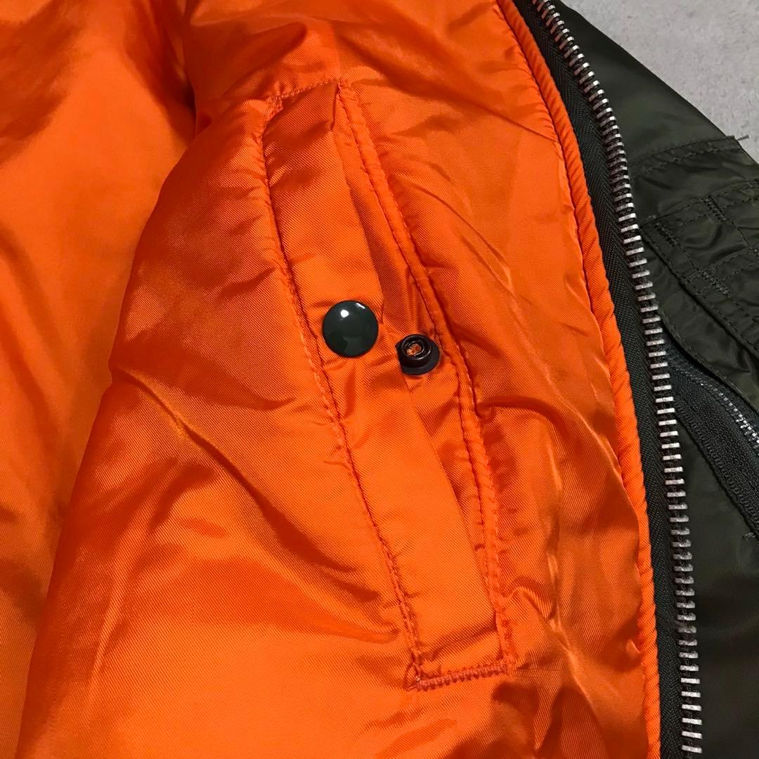 90s アルファインダストリーズ　ビンテージフライトジャケット　MA1 USA製