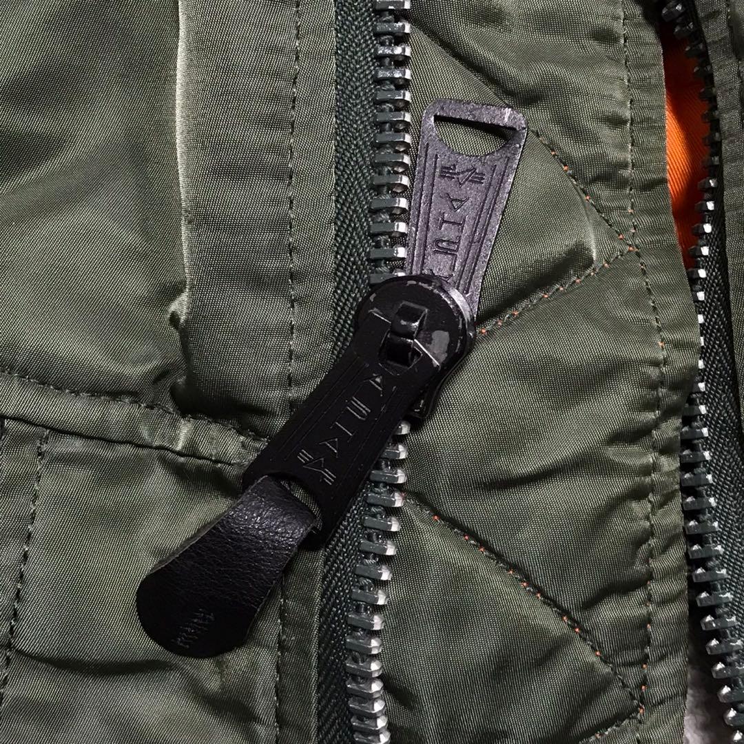 90s アルファインダストリーズ　ビンテージフライトジャケット　MA1 USA製