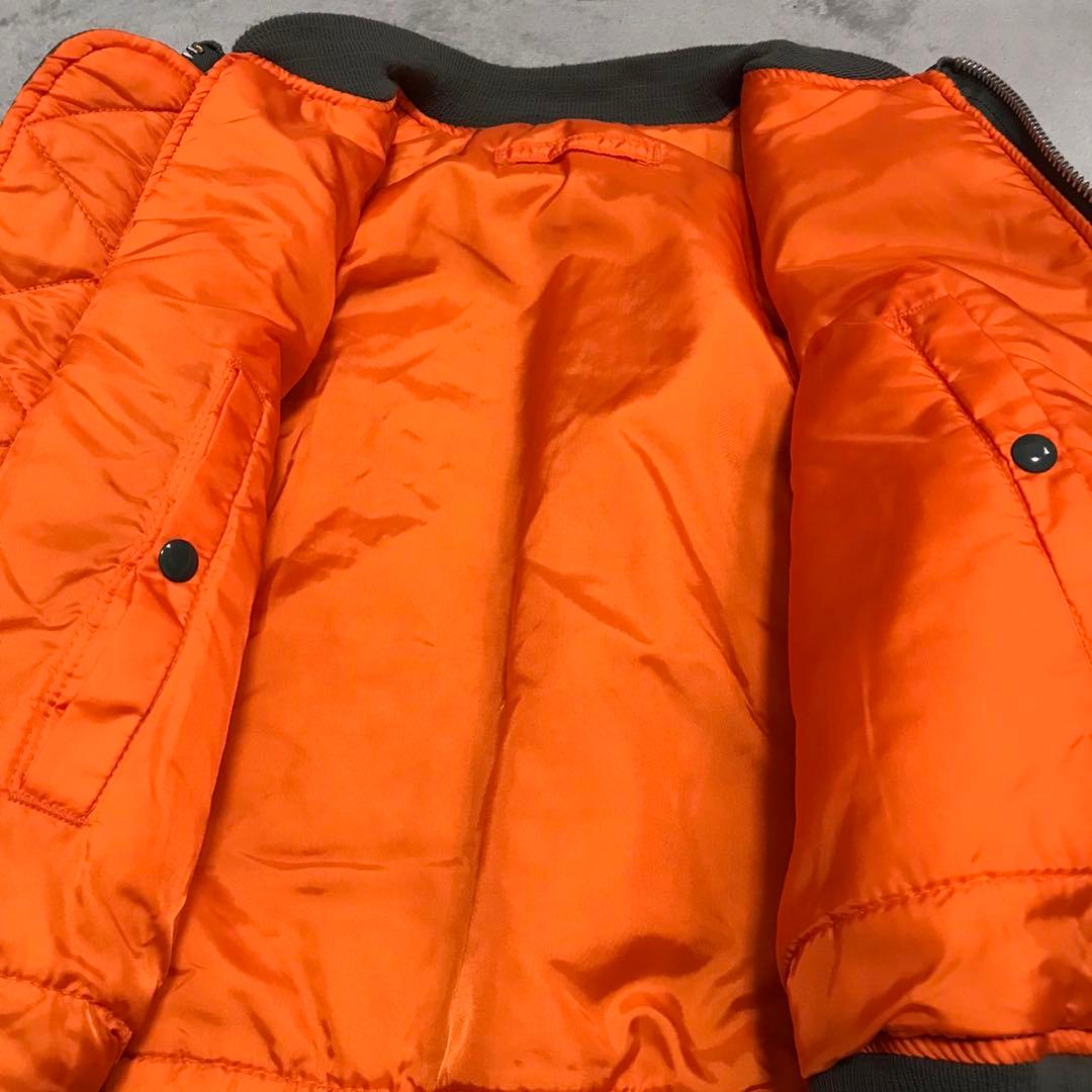 90s アルファインダストリーズ　ビンテージフライトジャケット　MA1 USA製