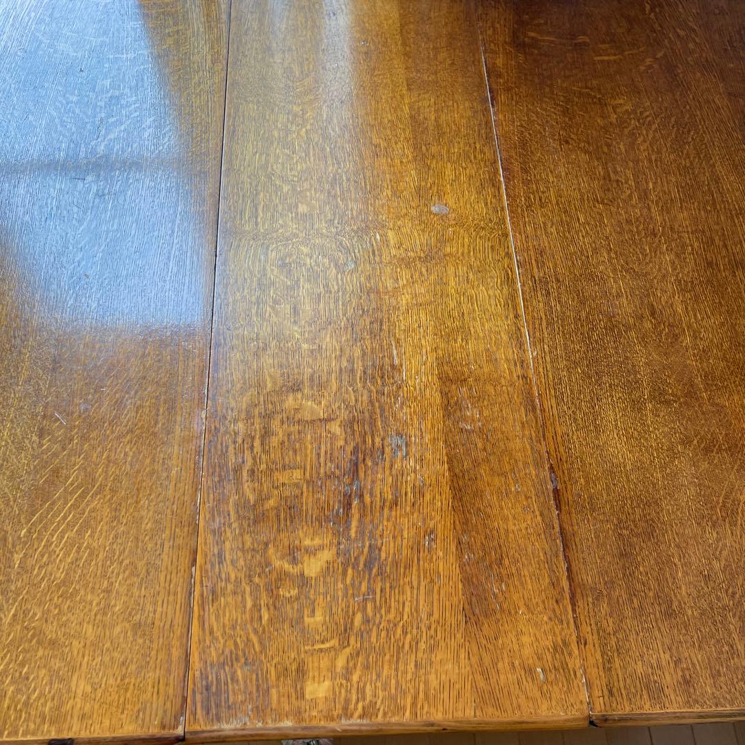 クラシック木製折りたたみテーブル　イギリス製