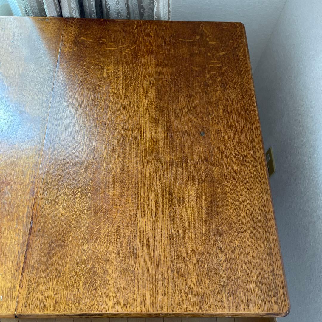 クラシック木製折りたたみテーブル　イギリス製