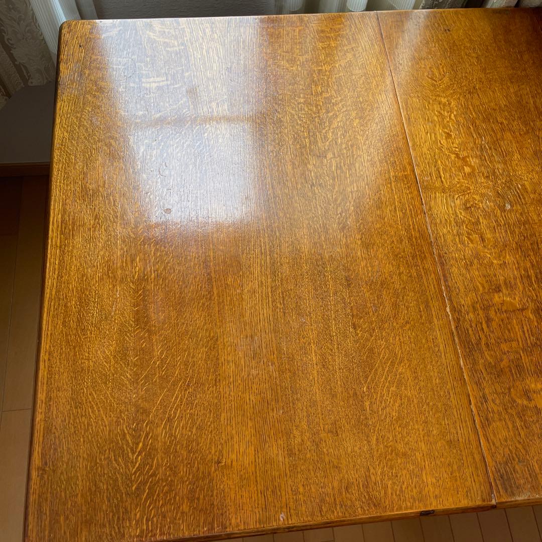 クラシック木製折りたたみテーブル　イギリス製