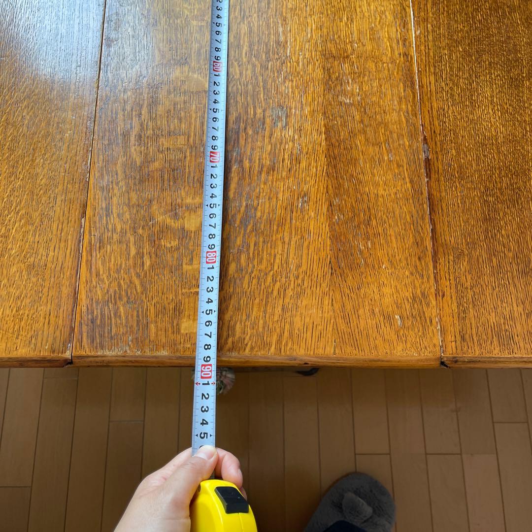 クラシック木製折りたたみテーブル　イギリス製