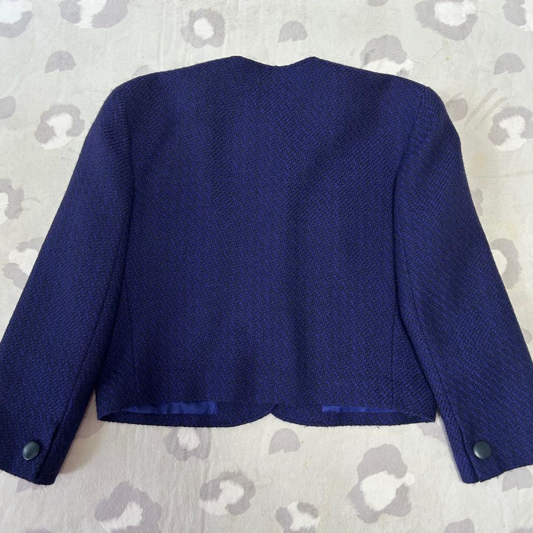 【90sヴィンテージ】Christian Dior ノーカラージャケット