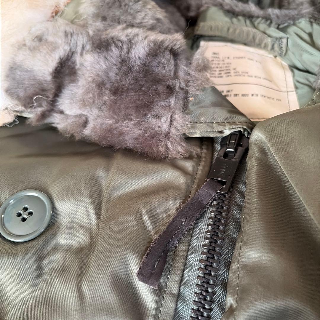 【訳あり・激安】タグ付新品　1986年製 米軍放出品　N-2B セージグリーン