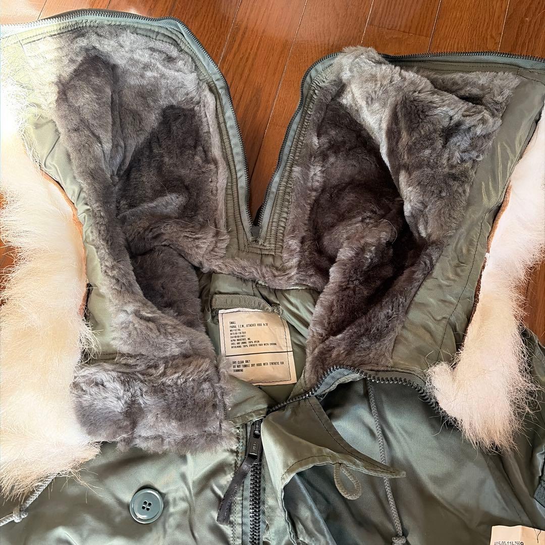 【訳あり・激安】タグ付新品　1986年製 米軍放出品　N-2B セージグリーン