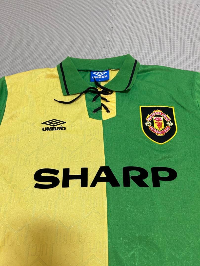 美品　92/94 マンチェスターユナイテッド 3rd ギグス