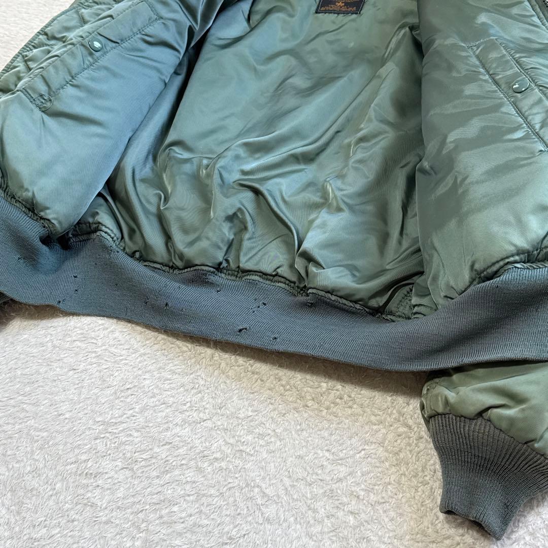 USA製 50s復刻 アルファインダストリーズ MA-1 フライトジャケット M