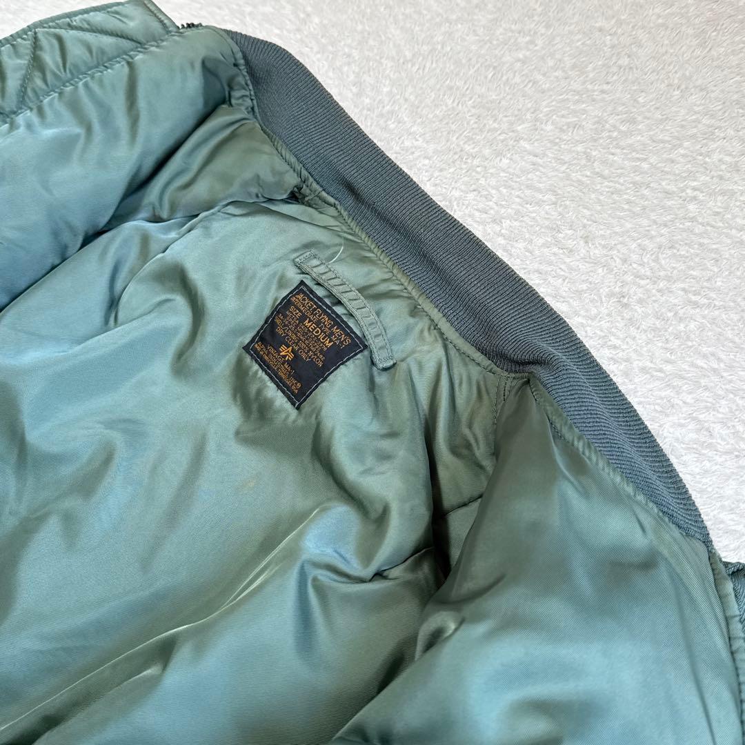 USA製 50s復刻 アルファインダストリーズ MA-1 フライトジャケット M