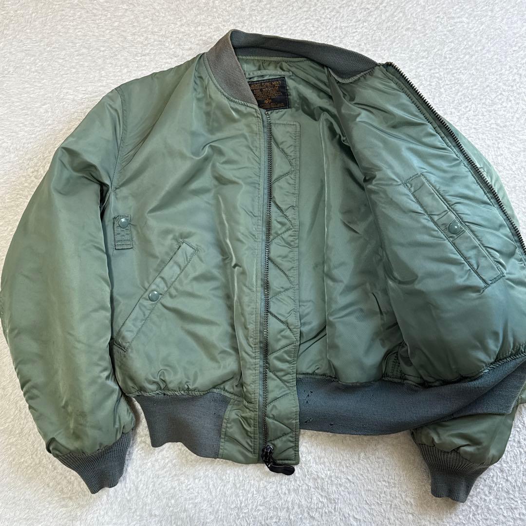USA製 50s復刻 アルファインダストリーズ MA-1 フライトジャケット M