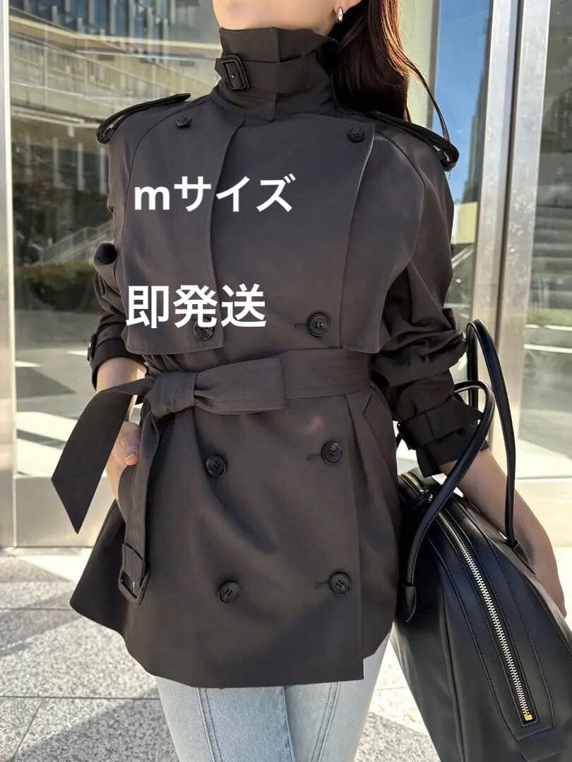 アニュアンス　ハーフオーバートレンチコート