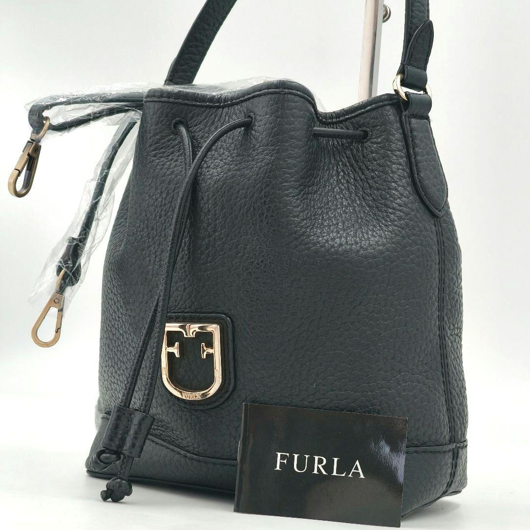 【美品 高級◎】フルラ ショルダーバッグ 2way 斜め掛け ゴールド金具