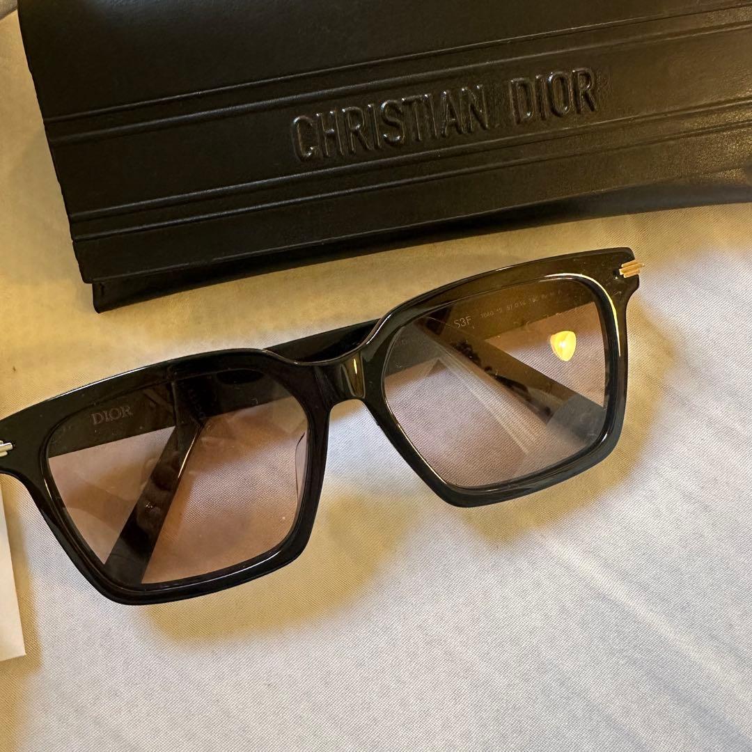 Dior サングラス ブラック ブラウン レンズ