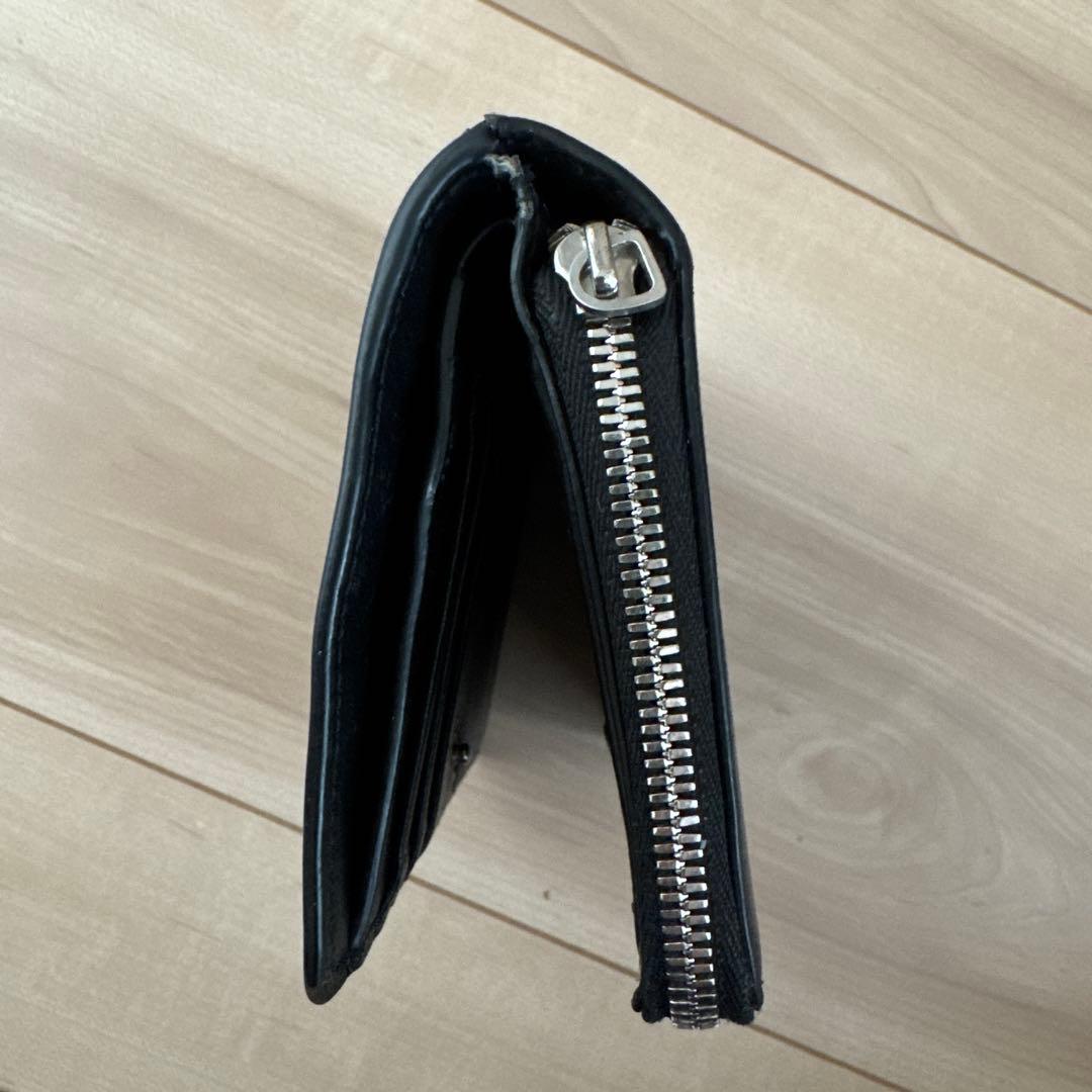 週末値下げ　BALENCIAGA ブラック 二つ折り財布
