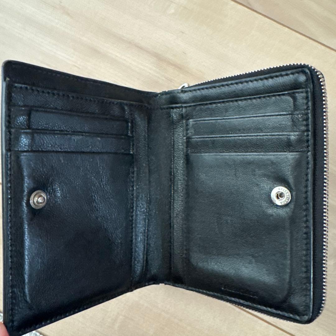 週末値下げ　BALENCIAGA ブラック 二つ折り財布
