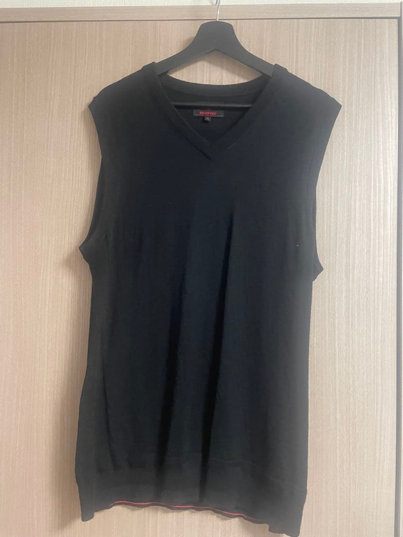 定価¥26,400／着用5回　メリノウール100％ Vネックベスト XL