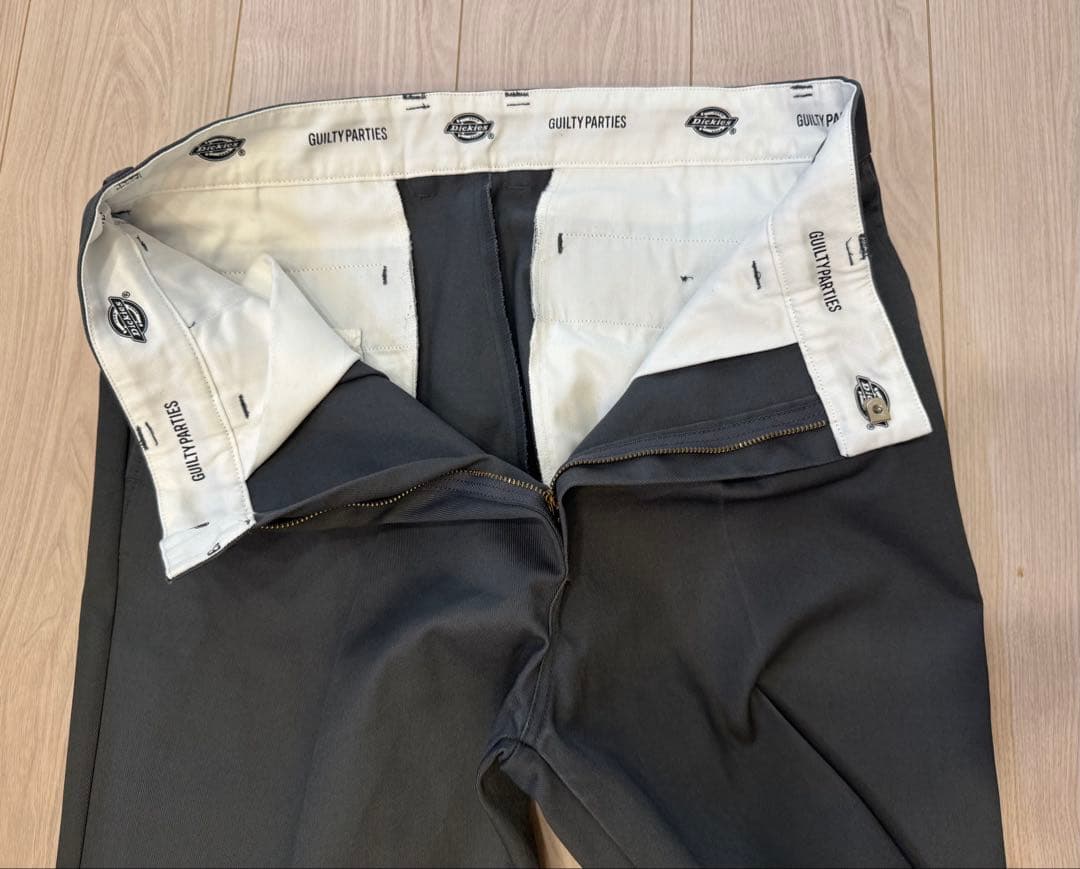 ワコマリア ディッキーズ L 24FW チャコール PLEATEDTROUSER