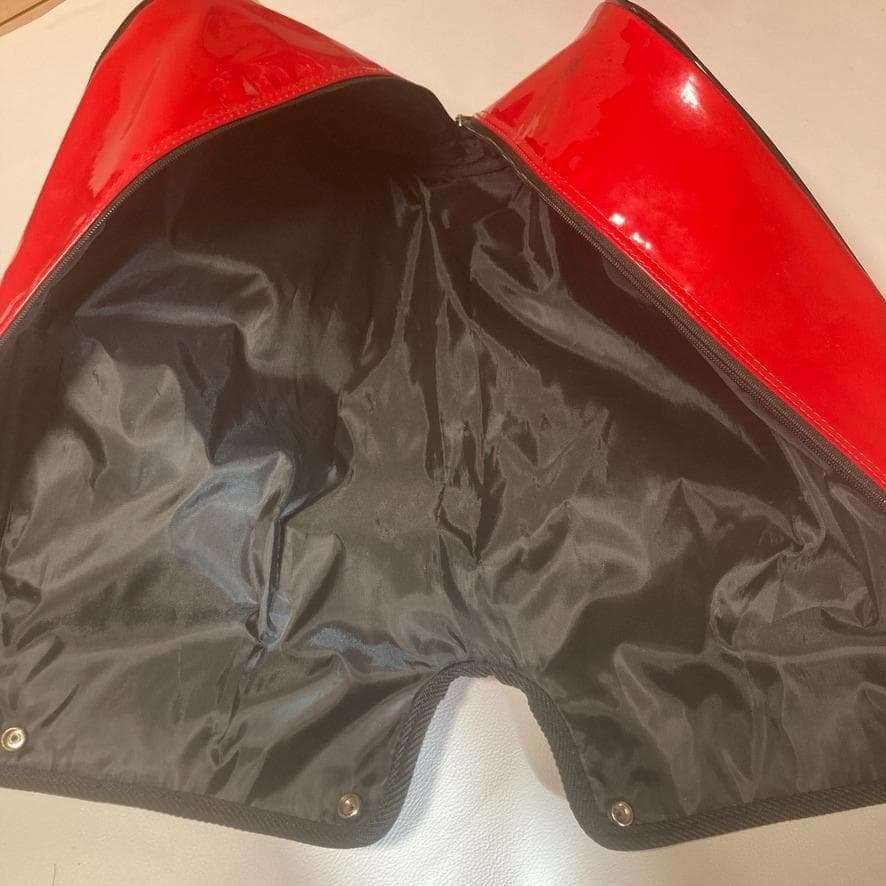 【超希少】コカコーラ　ゴルフ キャディバッグ レッド エナメル ロゴ刺繍 6分割