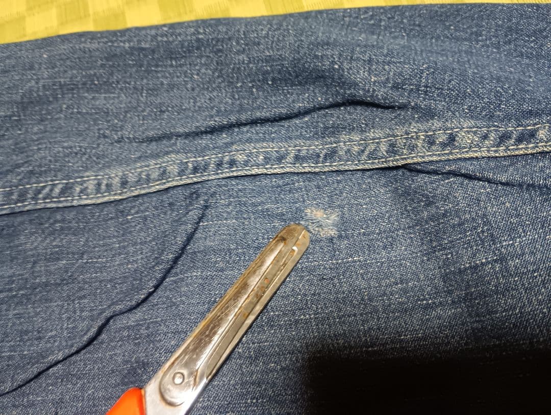 緊急値下げ40sデニムカバーオール ボタンフロント薄いデニム