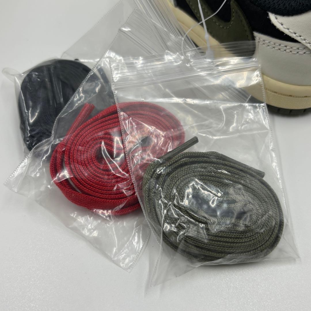 【新品未使用】NIKE ×TRAVIS SCOTT AJ1 ブラック×オリーブ