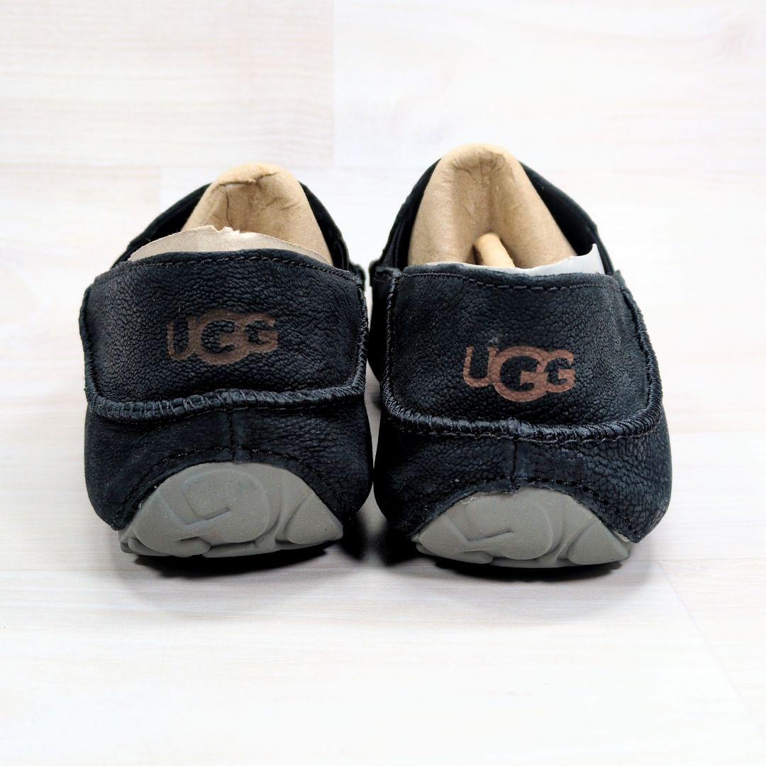 UGG 27.0cm 展示試着品 ヌバック モカシン ブラック S486