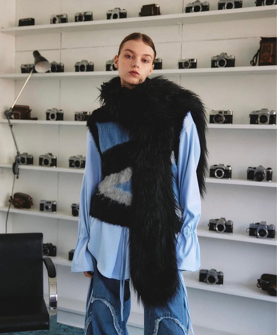 小物 seyto Multi way volume long muffler