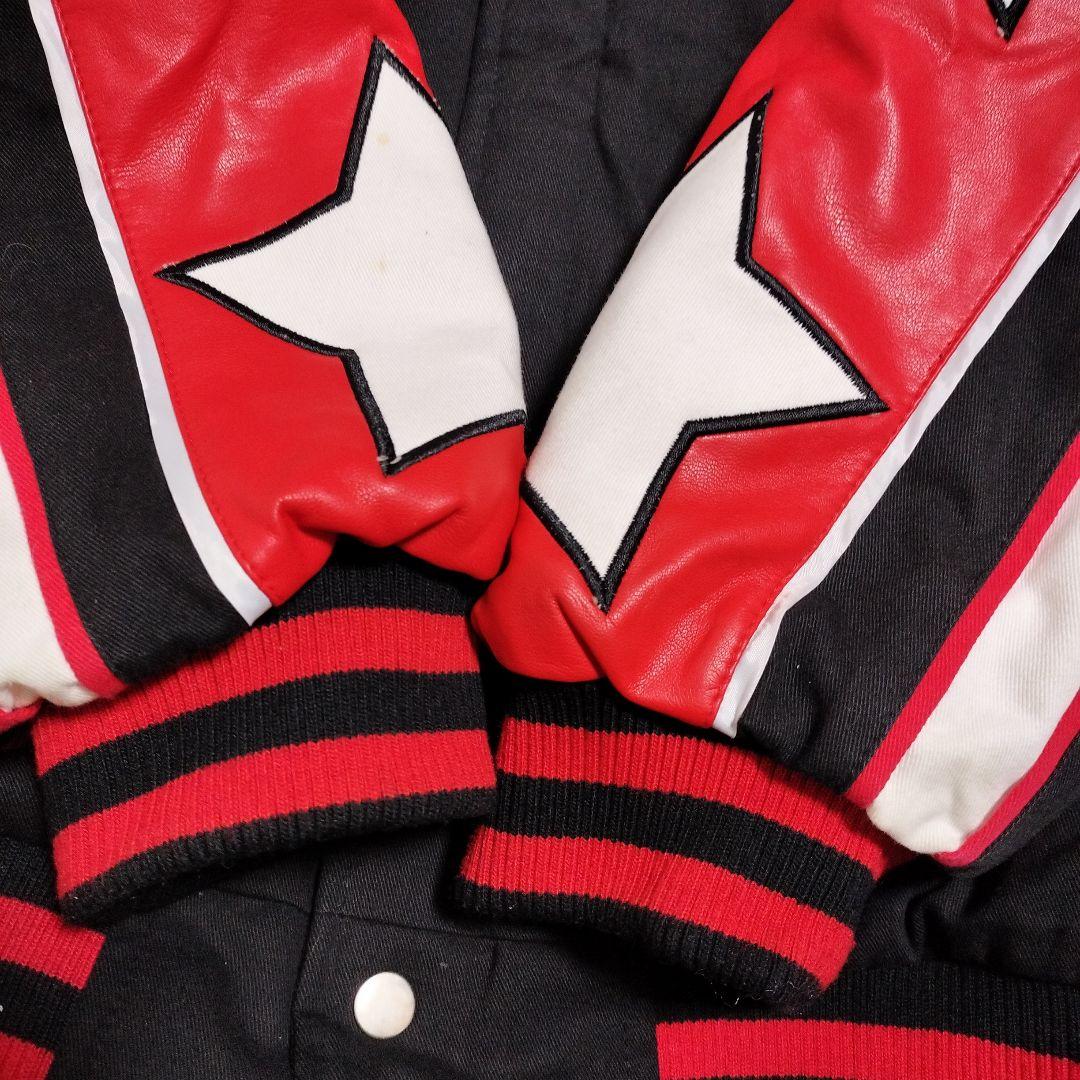 シカゴブルズ スタジャン PUレザー 古着 XL